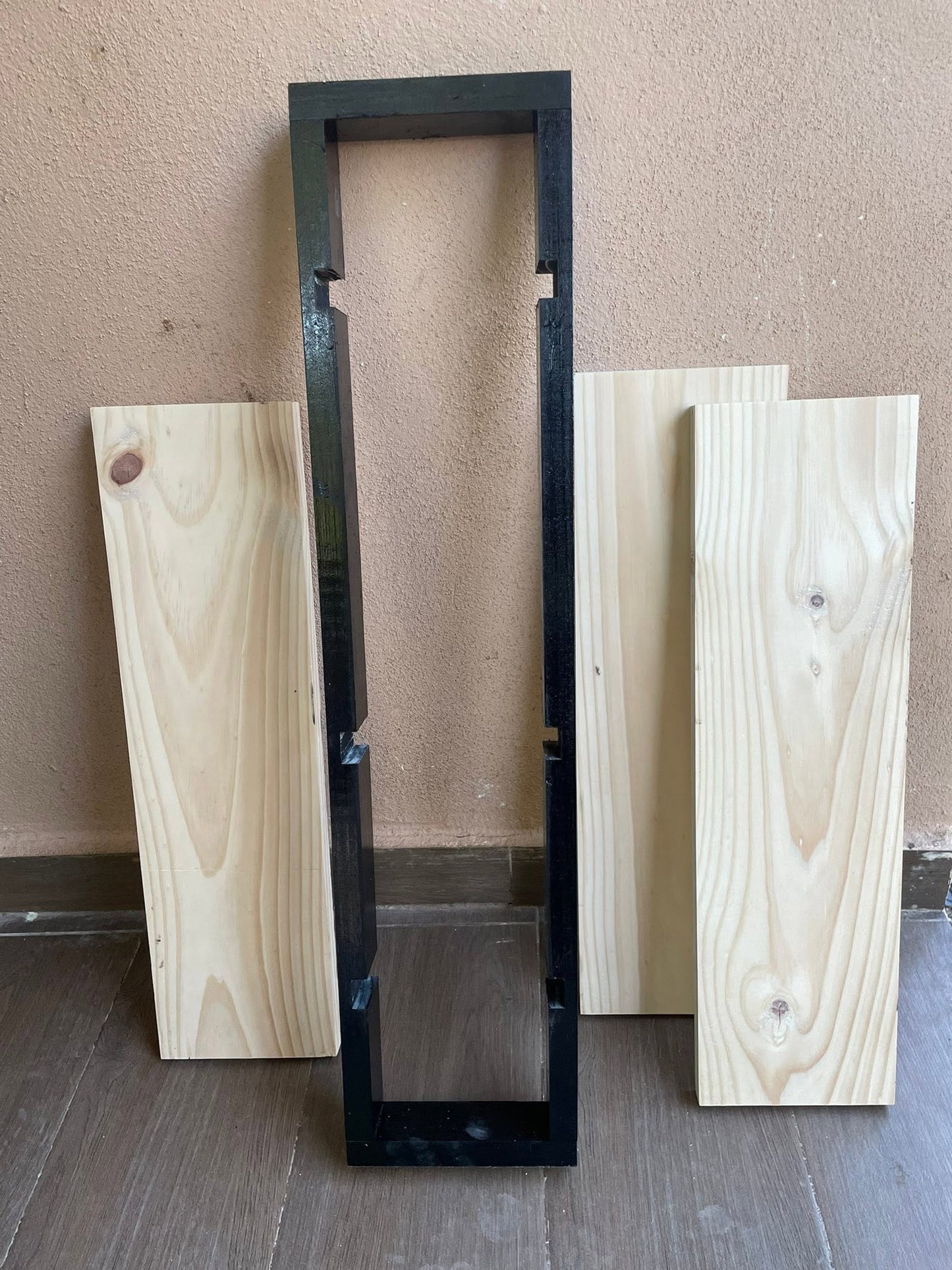Estantería Organizadora Armable de Pino Natural (60x60 cm)