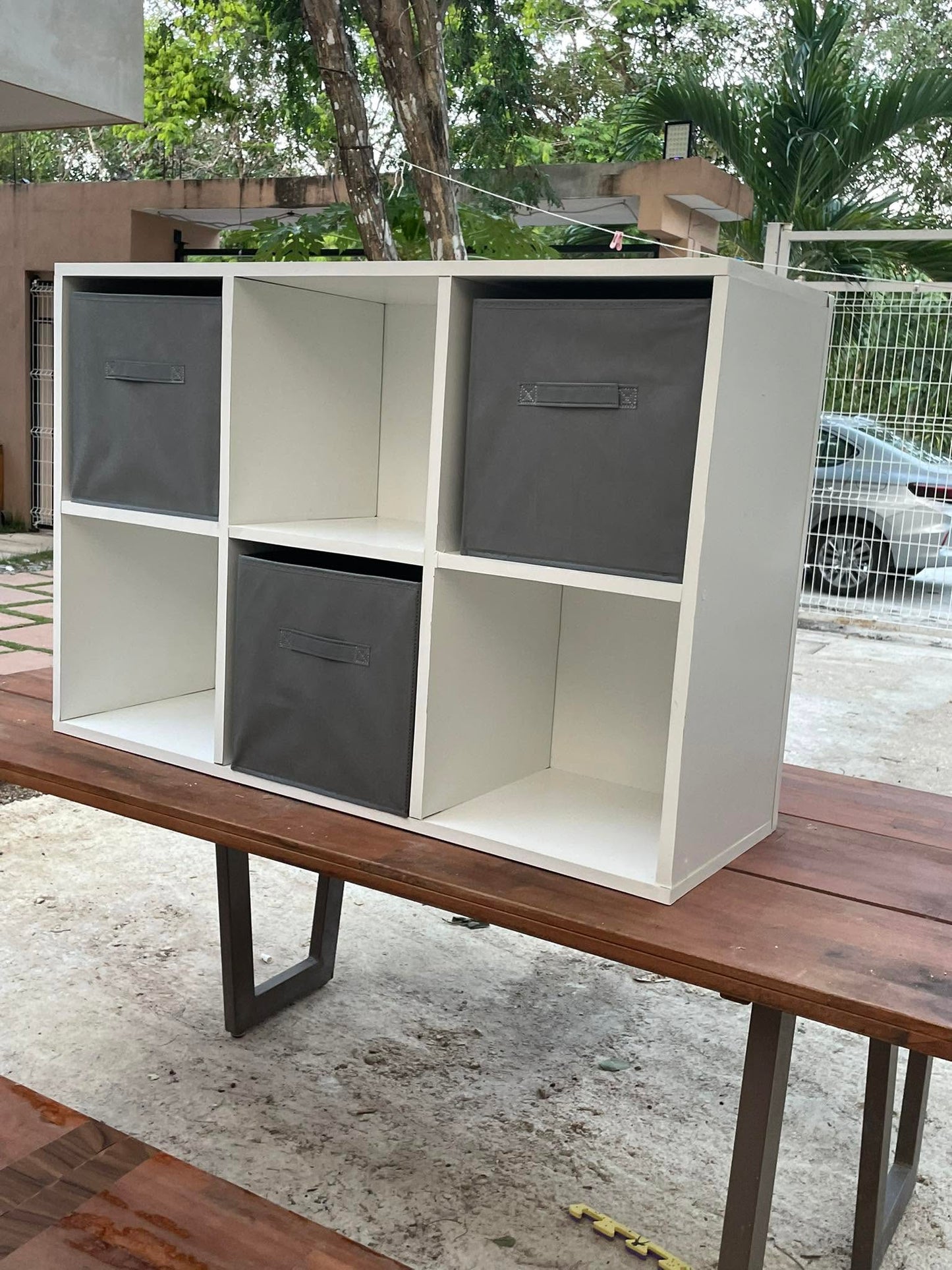Mueble Organizador Multifuncional de 6 Cubos