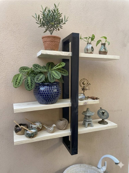 Estantería Organizadora Armable de Pino Natural (60x60 cm)