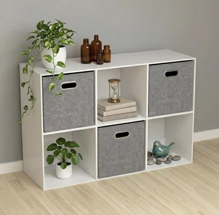 Mueble Organizador Multifuncional de 6 Cubos