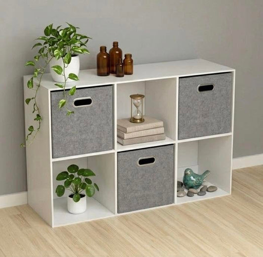 Mueble Organizador Multifuncional de 6 Cubos