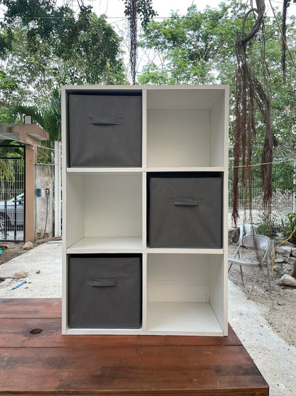 Mueble Organizador Multifuncional de 6 Cubos